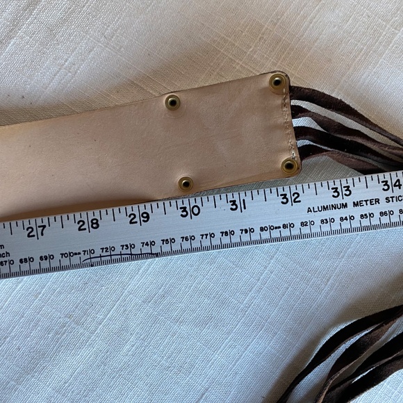 Vintage Streets Ahead suede and turquoise belt Size M/L - Picture 8 of 10